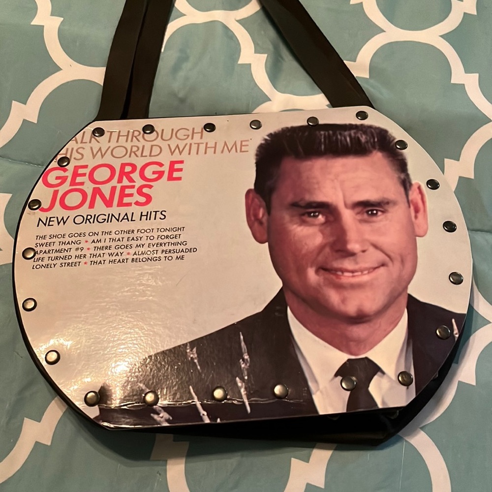 George Jones record album purse